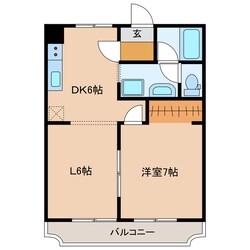 マンション鮎ヶ瀬の物件間取画像